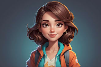 design custom cartoon character