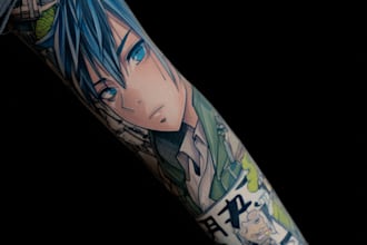 draw anime japanese fivem tattoo custom sleeve graphic