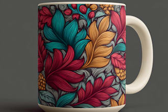 draw a mug or coffee mug design