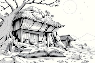 do illustration book, comic, manga storyboard, animatic