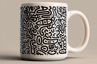 draw a mug or coffee mug design