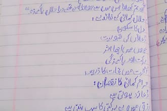 write 300 words urdu islamic article