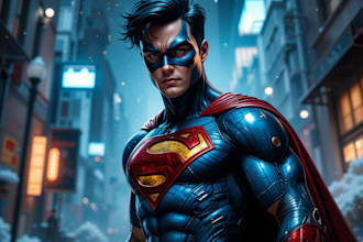 draw you a dc or marvel style comic book superhero character