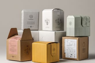 design an eye catching product package design labeling