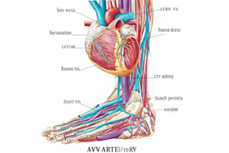 draw exercise, medical and anatomy illustrations