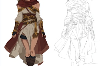 design a dnd character art and dnd character art