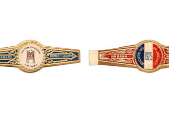 design modern cigar logo, bands, label, and cigar box design