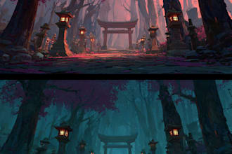 create environment concept art