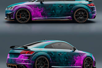 make eye catching your car and vehicle wrap design