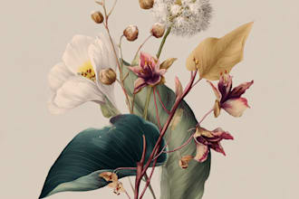 paint watercolour botanical illustrations
