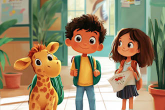 create children book illustration