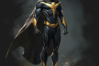create superhero caricature for you