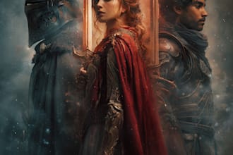 design fantasy, romance and sci fi book covers