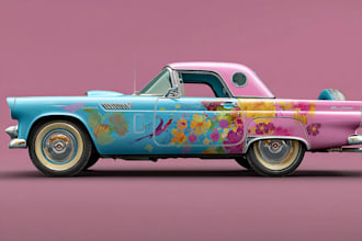 do professional vehicle blueprint template for car wraps