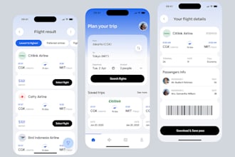 build helicopter booking app, flight booking app, charter booking app