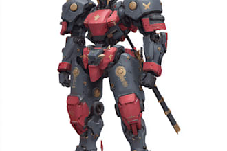 do a modern mecha animal and robot design