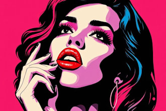 draw an awesome your pet into wpap pop art portrait style