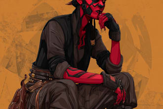 draw a star wars character for you