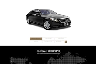 create chauffeur website, limousine and taxi booking website