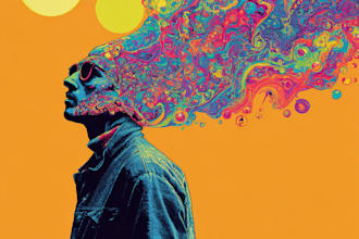 draw stoner rock, heavy metal, psychedelic art