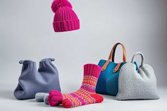 make clothes, bags, hats, gloves and socks in marvelous