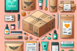 do product packaging box design, box design