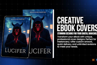 design a professional and eye catching ebook cover for any topic or genre