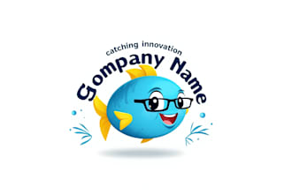 do fish mascot logo for your company