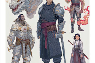 dnd character art, illustration, commission art