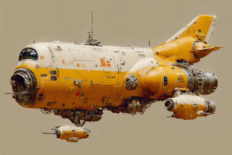 draw high quality spaceship concept