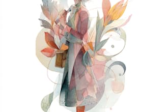 draw your portrait in a watercolor