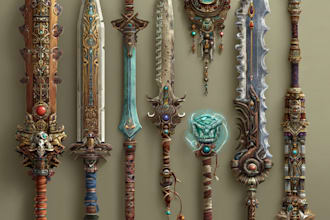 make amazing weapons and props design for you