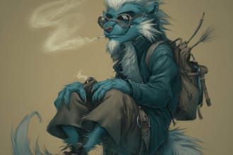 custom furry art for your characters