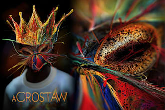 create paint unique digital art abstract, surrealism
