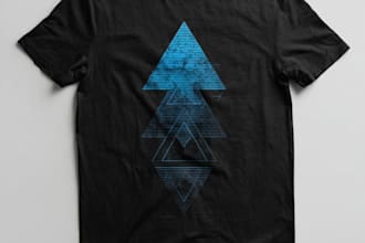 design an awesome t shirt illustration