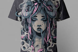 create a tshirt design vintage streetwear design