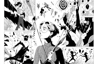 draw black and white illustrations
