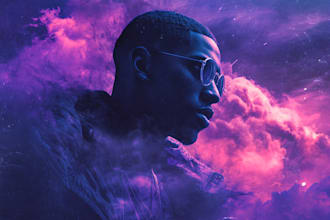 create creative music album cover art or music song artwork
