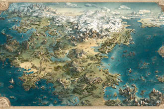 maps for your fantasy game, book and projects