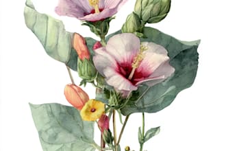 draw custom botanical illustration art