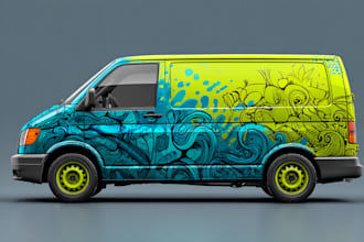 create car wrap design, any vehicle wrap design