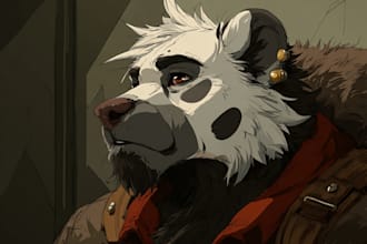 custom furry art for your characters