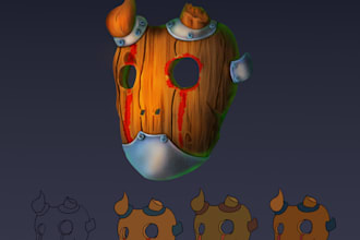 create  icon, game assets, props for your game