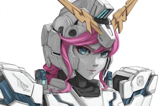create gundam, transformers, mecha robot