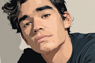do a vector portrait for you