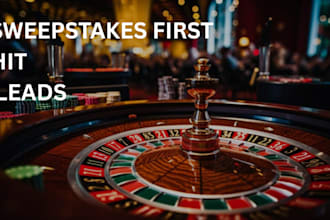 generate verified sweepstakes gamblers and investor leads for high converting