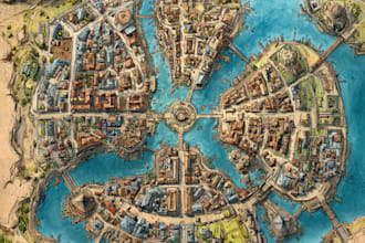 create your fantasy city map