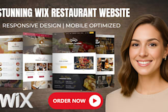 build wix restaurant website, wix website redesign online food ordering