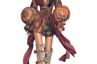 design and illustrate fashion or costume for your needs