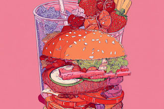 do food pop art of your food